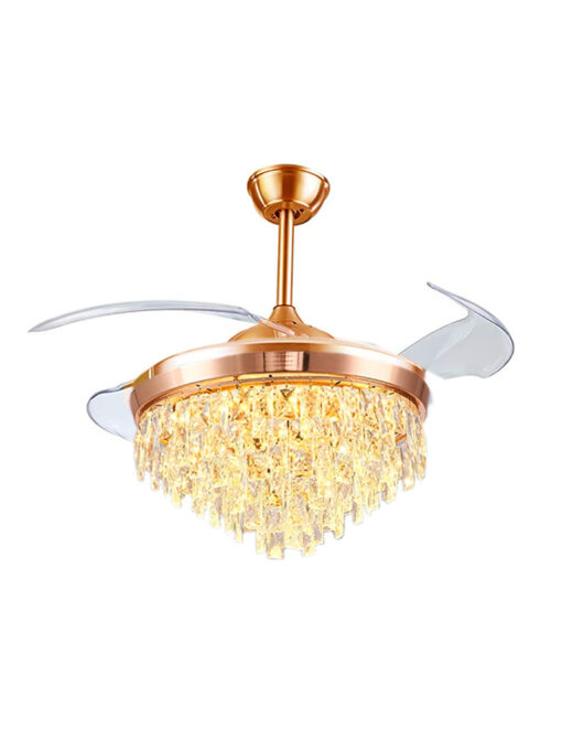 l�mpara candelabro led con ventilador 28078