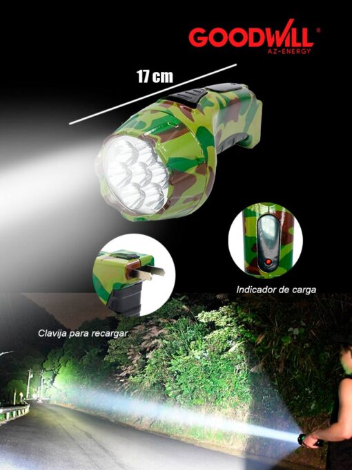 linterna de led recargable 66174-m