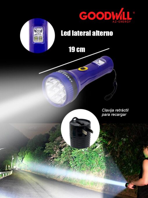 linterna de led recargable 66307