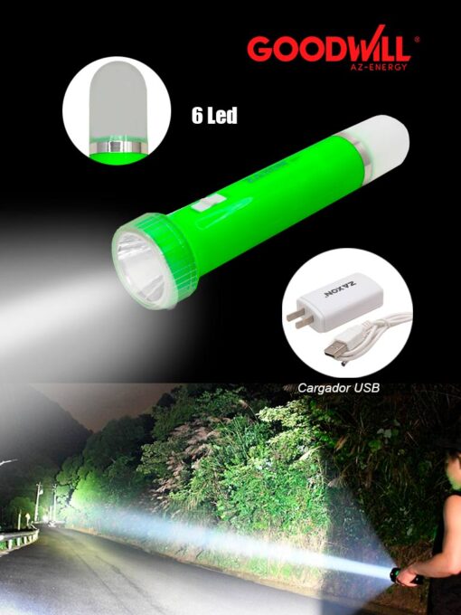 linterna led recargable 68071