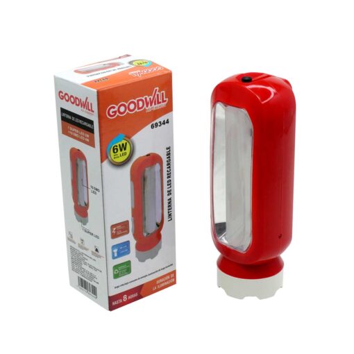 linterna super led recargable 6w 69344