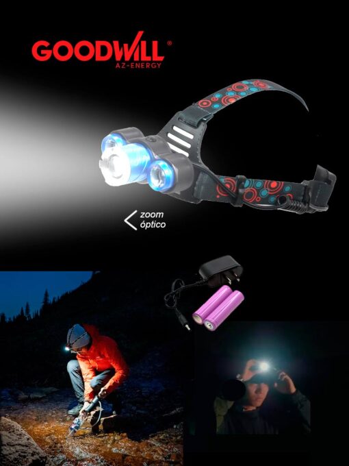 linterna led minera 69806